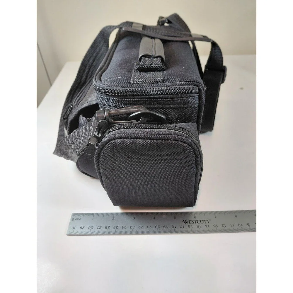 Samsonite Black Padded Camera Bag Shoulder Carry Case with Adjustable Strap